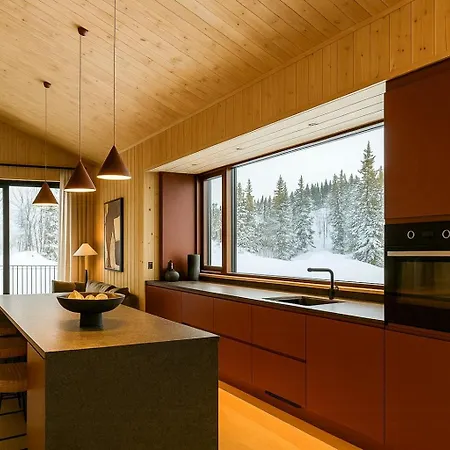 Дом отдыха Architect Designed Mountain At Kvitfjell Favang