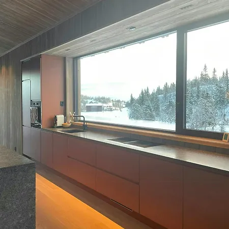 Дом отдыха Architect Designed Mountain At Kvitfjell *