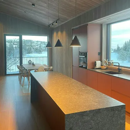 Architect Designed Mountain At Kvitfjell Favang